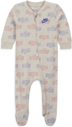Pajacyk z nadrukiem dla niemowląt (3–6 M) Nike - Brązowy