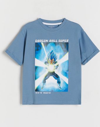 Reserved - Bawełniany t-shirt Dragon Ball - Niebieski