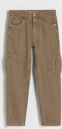 Reserved - Spodnie jeans - Brązowy