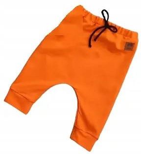 Spodnie pomarańczowe rozmiar 74