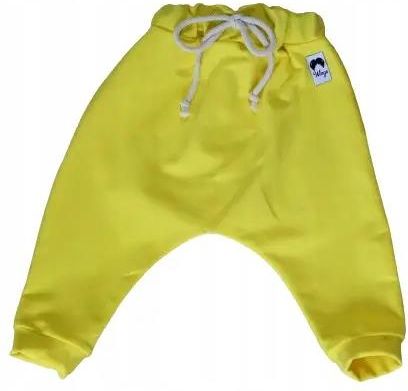 Spodnie żółte rozmiar 116