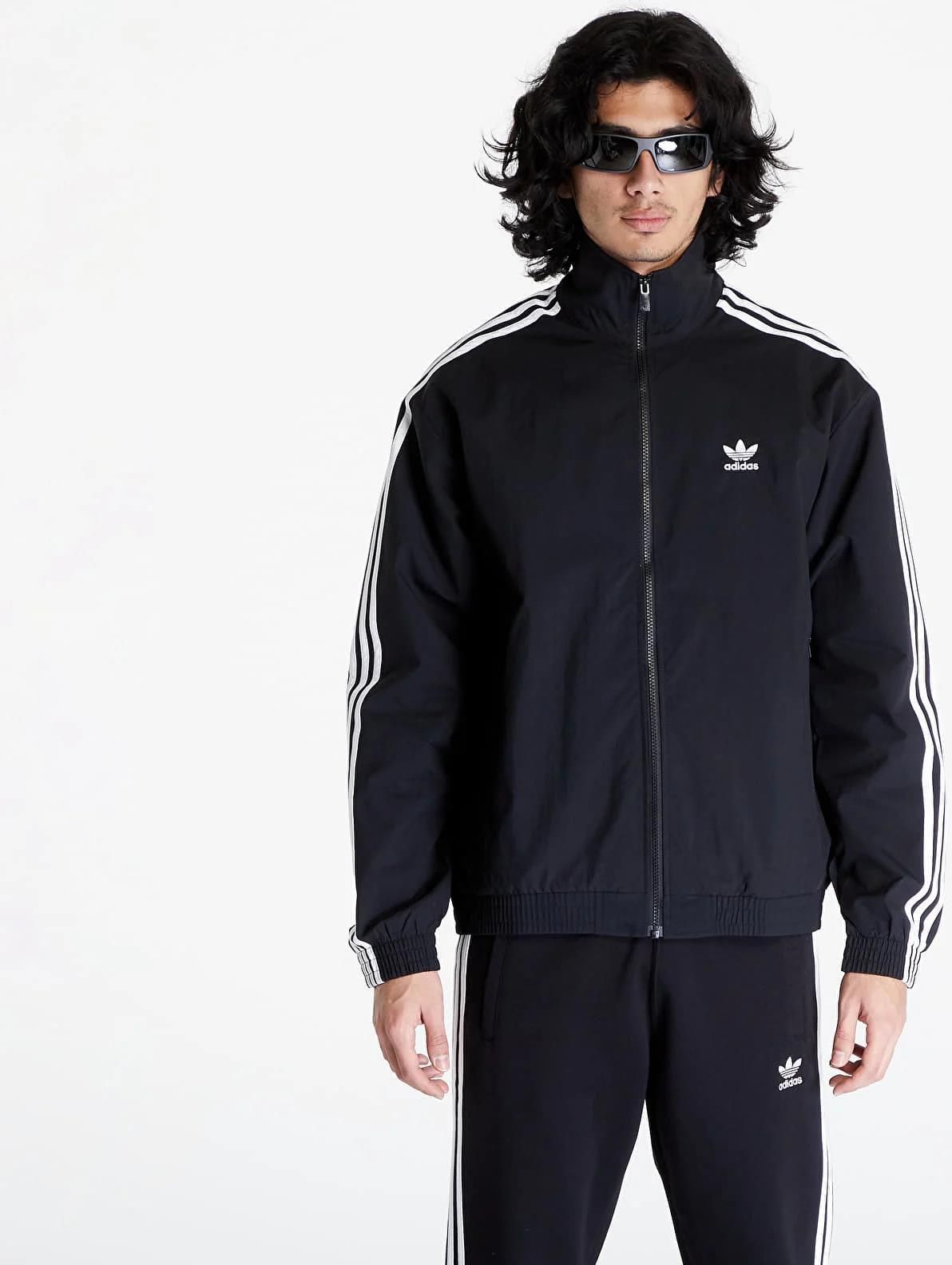 adidas Adicolor Woven Firebird Track Top - Black