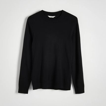 Reserved - Wiskozowy sweter - Czarny