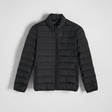 Reserved - Pikowana kurtka ze stójką - Czarny - zdjęcie 1