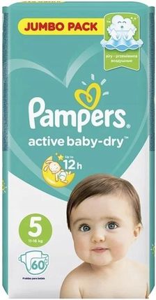 Pampers Pieluchy Active Baby 5 Junior 11-16kg 60 szt.