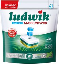 Zdjęcie Ludwik All In 1 Maxx Power Tabletki Do Zmywarek Miętowe 41 Szt. - Tychy