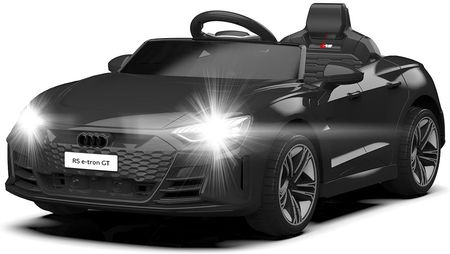 Icoon Auto Na Akumulator Audi Rs E-Tron Gt Dla Dzieci Pilot Skóra Koła Eva 90W Czarny