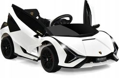 Costway Samochód Elektryczny Dla Dzieci Lamborghini Sian Biały