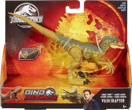Mattel Jurassic World Park Jurajski Dino Rivals Figurka Dinozaur Velociraptor GFG66