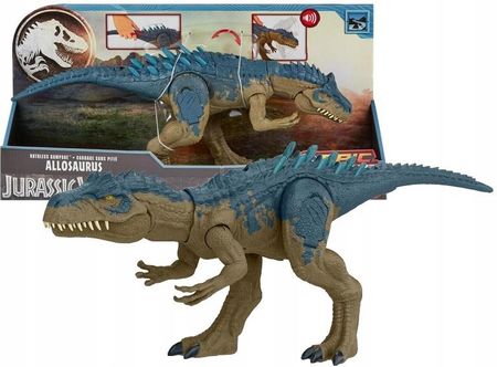 Mattel Jurassic World Dinozaur Allosaurus Figurka Z Dźwiękiem HRX50