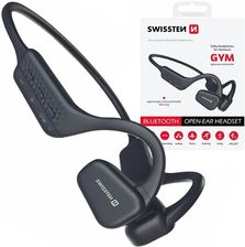 SWISSTEN Czarne Słuchawki bezprzewodowe z mikrofonem AIR CONDUCTION ® KUP TERAZ