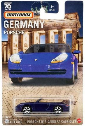 Mattel Matchbox Germany Porsche 911 Carrera Cabriolet 2023 HPC63
