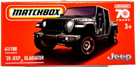 Mattel Matchbox '20 Jeep Gladiator. 41/100 Hlf29