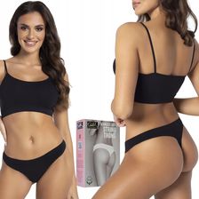 Majtki, stringi Gatta String Thong bawełna black M