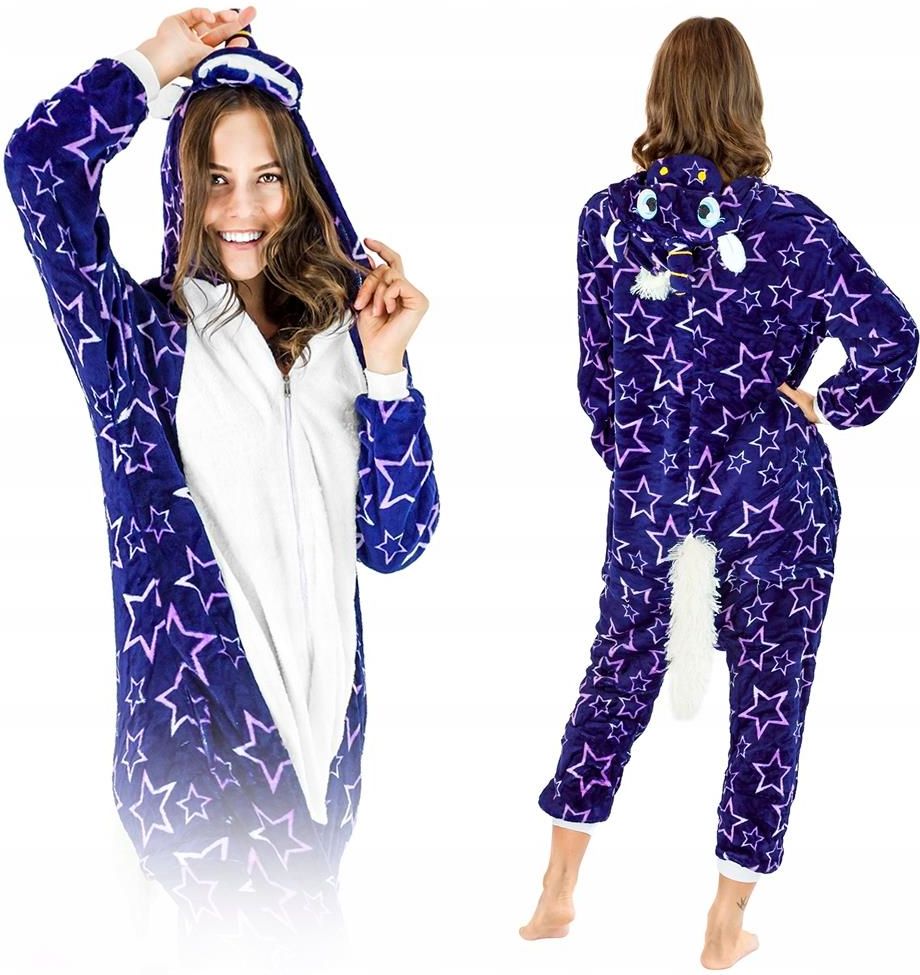 Jednorożec Gwiazdy Nocny Piżama Kigurumi Onesie M Ceny I Opinie