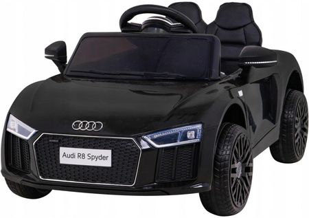 Audi R8 Na Akumulator Dla Dzieci Czarny Pilot Eva Wolny Start Mp3L