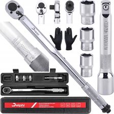 Delphi Klucz Dynamometryczny 1/2 28-210Nm Crmo & Crv 3 Nasadki 17,19,21mm + 4%