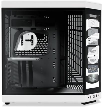 Obudowa komputerowa Hyte Y70 Touch White/Black Miditower