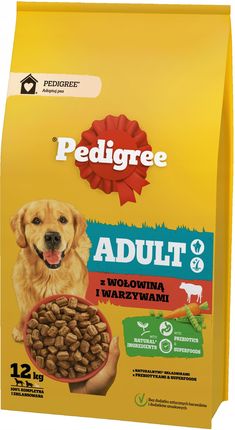 Pedigree Adult Professional Dla Psa Wołowina Z Warzywami 12Kg