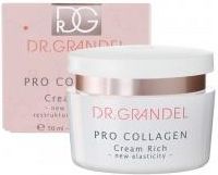 Krem Dr Grandel Pro Collagen Cream Rich Lipidowy Kolagenowy Ujędrniająco-Odżywczy Z Kompleksem Aminokrzemowym na noc 50ml