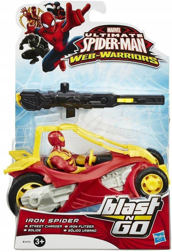 Marvel 2W1 Spiderman Iron Spider Street Charger B1472 Ceny i opinie