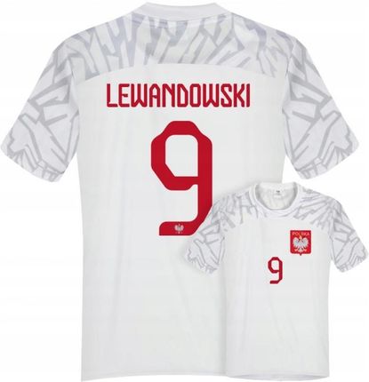 Lewandowski 9 Koszulka Piłkarska Polska 122