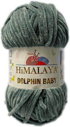 Himalaya Włóczka Dolphin Baby 100G Szary 80369