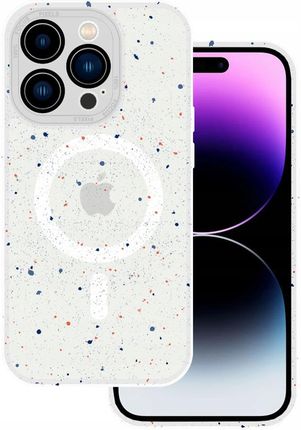 Tel Protect Magnetic Splash Frosted Case do Iphone 15 Biały