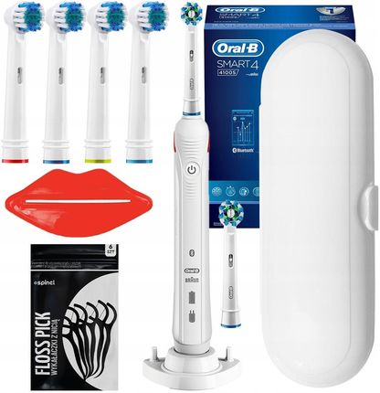 Oral-B Smart 4100 S biały zestaw