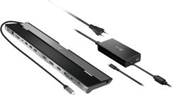J5 Create USB-C Triple Display Docking Station 100W 2xHDMI/1xDisplay Port/1xVGA/3xUSB3.0/2xUSB-C/Card Reader/RJ45 Gigabit/ (JCD543PEN)