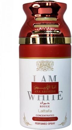 Lattafa Ana Abiyedh Rouge I Am White Skoncentrowany Dezodorant Spray 250 ml