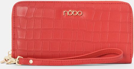 Duży portfel Nobo croco czerwony