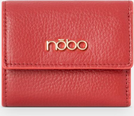 Mały portfel z klapką Nobo czerwony