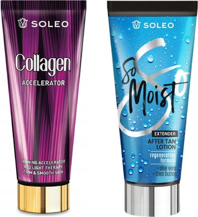 Soleo Collagen Accelerator + So Moist Po Opalaniu 