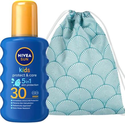 Nivea Kids Protect & Care SPF30 Spray + Plecak Plażowy