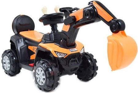 Super-Toys Pierwsza Koparka Na Akumulator Dla Dziecka Ruchoma Łyżka Dźwięki Pilot Yw1788