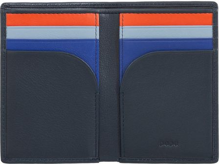 DUDU Small Slim Bifold Wallet dla mężczyzn, minimalistyczny skórzany portfel RFID z kieszenią na monety, kieszeniami na karty i schowkiem na gotówkę