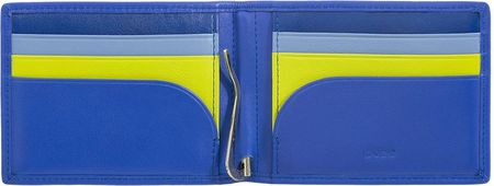 DUDU Minimalistyczny skórzany portfel męski z klipsem na pieniądze, mały, cienki, kompaktowy portfel RFID, etui na karty kredytowe, tylna kieszeń na s