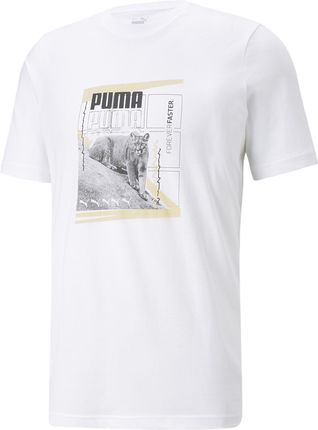 Koszulka męska Puma ART GRAPHIC biała 67177002