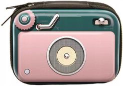 Zdjęcie Futerał Etui Case Pokrowiec na Zdjęcia do Fuji Instax Mini 12 11 40 9 8 7 EVO Link LiPlay / Polaroid Kodak Xiaomi HP ZINK / Różowy Aparat - Paczków