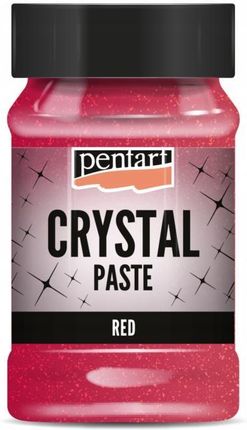 Pentart Pasta strukturalna Crystal czerwona 100 ml 1619788343