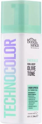 Bondi Sands Technocolor 1 Hour Express Emerald Pianka Samoopalająca Odcień Golden Olive Bronze 200 ml