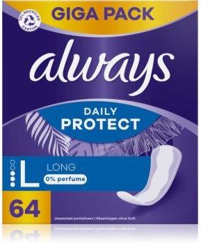 Always Daily Protect Long Wkładki Higieniczne Nieperfumowany 64 szt.