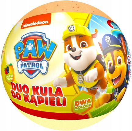 Paw Patrol Bath Bomb Musująca Kula Do Kąpieli Tutti Frutti & Mango 100 g