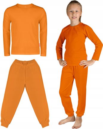 Pomarańczowa Bluzka I Spodnie Strój Kostium Na Przedstawienie Dynia 128