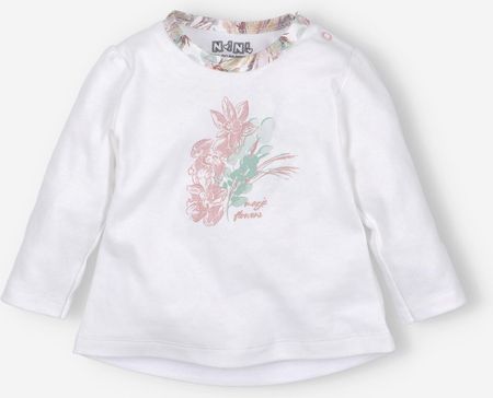 Bluzka niemowlęca MAGIC FLOWERS z bawełny organicznej dla dziewczynki