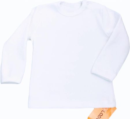 Bluzeczka dziecięca 104 długi rękaw biały
