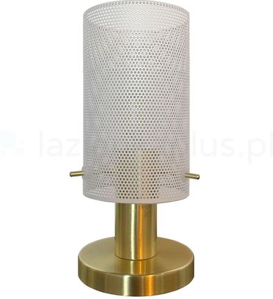 Light Prestige Tirana Lampa Stołowa Biały, Złoty (Lp9451Twh)