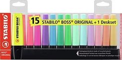 Zdjęcie Zakreślacz Stabilo Boss Original Pastel Podstawka 7015-02-5 (58043) - Bochnia