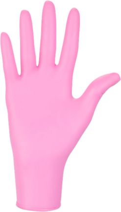 Monster Shine Rękawiczki Nitrylowe Różowe Xs